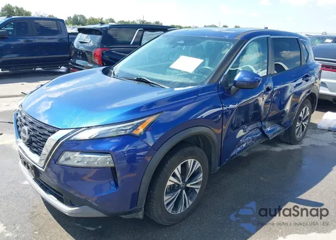 2022 Nissan Rogue Sv Intelligent Awd из США, поврежденный, VIN 5N1BT3BB3NC676332